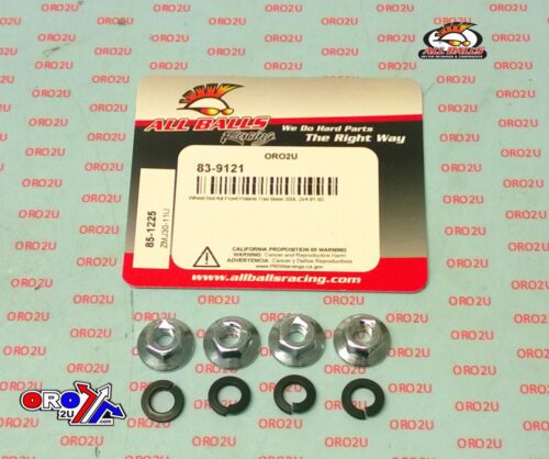 WHEEL NUTS & LOCK WASHERS SET-4, ALLBALLS 85-1225, 7542301, Polaris Trail Boss 350L 2×4 91-92