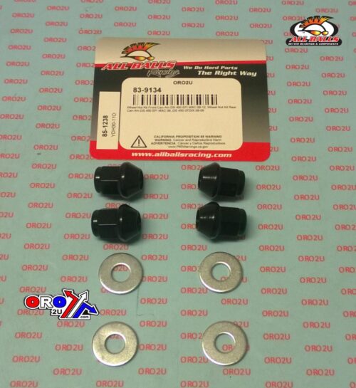 WHEEL NUTS & WASHER KIT, ALLBALLS 85-1238