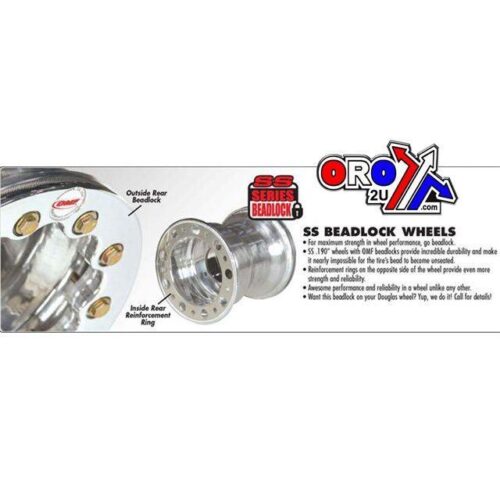 RIM WHEEL ALLOY, 8×8.5, 4/110, SS .190″ Beadlock Wheels 3.5+5