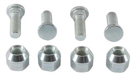 Wheel Stud and Nut Kit, ALLBALLS 85-1003 Yamaha KODIAK 700 4WD 16-18, KODIAK 700 EPS 4WD 16-17, KODIAK 700 EPS 4WD Green 18
