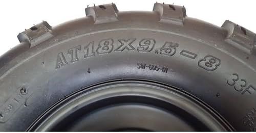 FRONT WHEEL KIT 4/110 18×9.5-8 GO KART BUGGY ATV UNIVERSAL TO FIT 42-2184