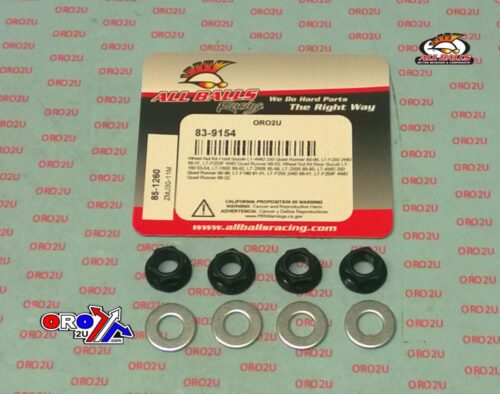 WHEEL NUT AND WASHER KIT, SUZUKI, ALLBALLS 85-1260