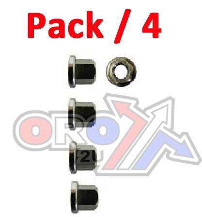 LUG NUT M10x1.25×15 FLAT BASE 121410368