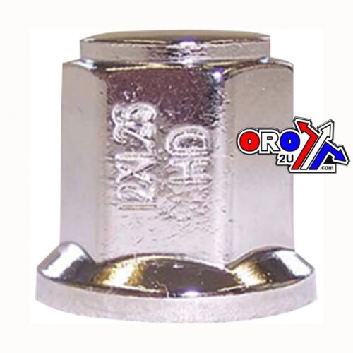 LUG NUT M12x1.25 FLAT CHROME, LUG9