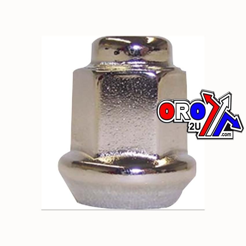 LUG NUT M12-1.5 BEV CHROME, LUG5 BEVELED - Image 5