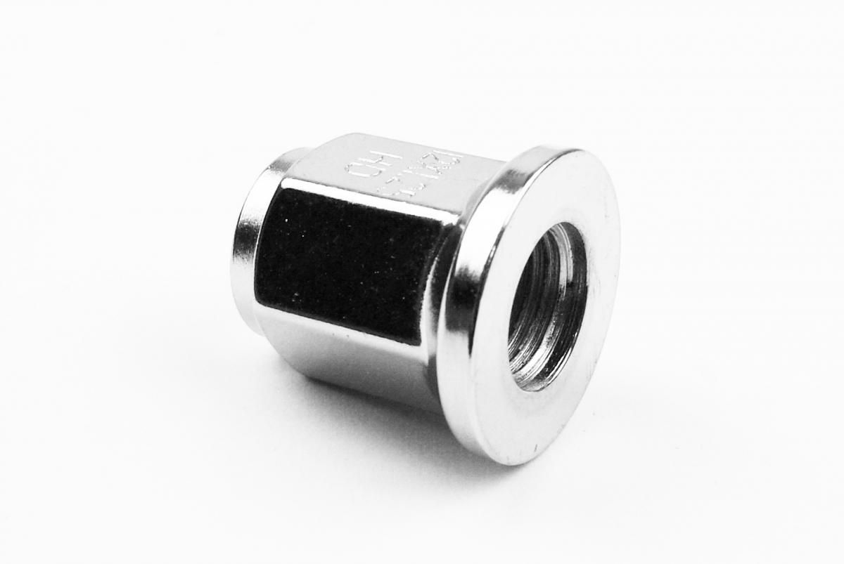 LUG NUT M12x1.25 FLAT CHROME, LUG9 - Image 3