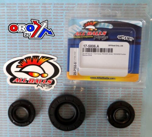 DIFFERENTIAL SEAL KIT TRX350, ALLBALLS 25-2003-5 HONDA ATV