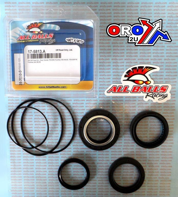 DIFFERENTIAL SEAL KIT TRX300, ALLBALLS 25-2010-5 REAR HONDA, OLD Part Number 17-5813.AB - Image 2