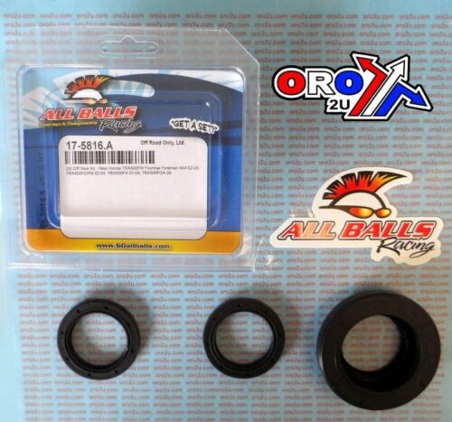 DIFFERENTIAL SEAL KIT, ALLBALLS 25-2014-5 REAR HONDA