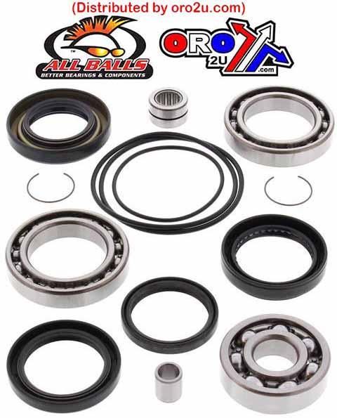 DIFFERENTIAL KIT REAR HONDA, ALLBALLS 25-2010 - Image 2