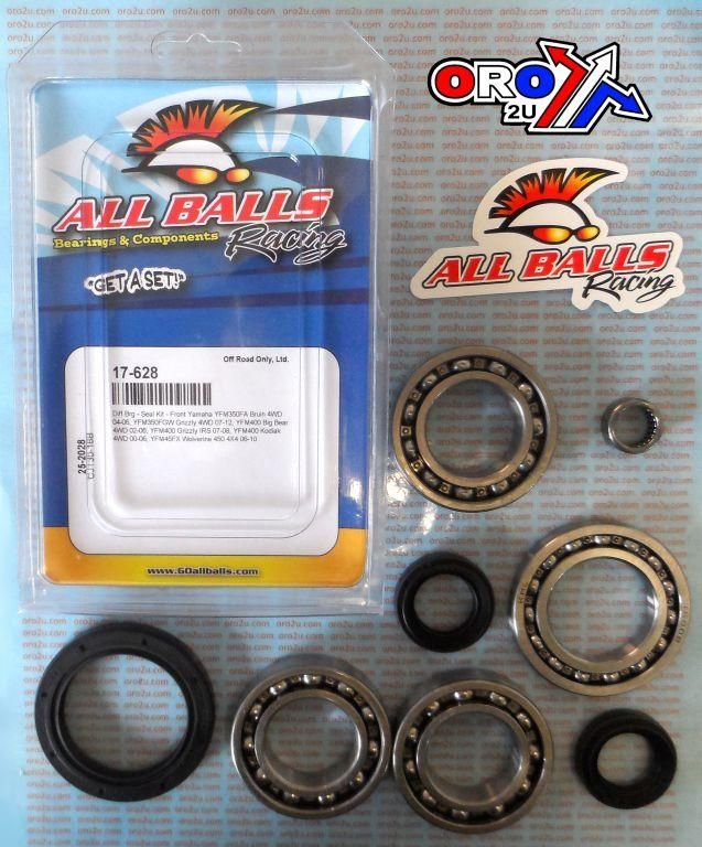 DIFFERENTIAL KIT FRONT YAMAHA, ALLBALLS 25-2028 - Image 3
