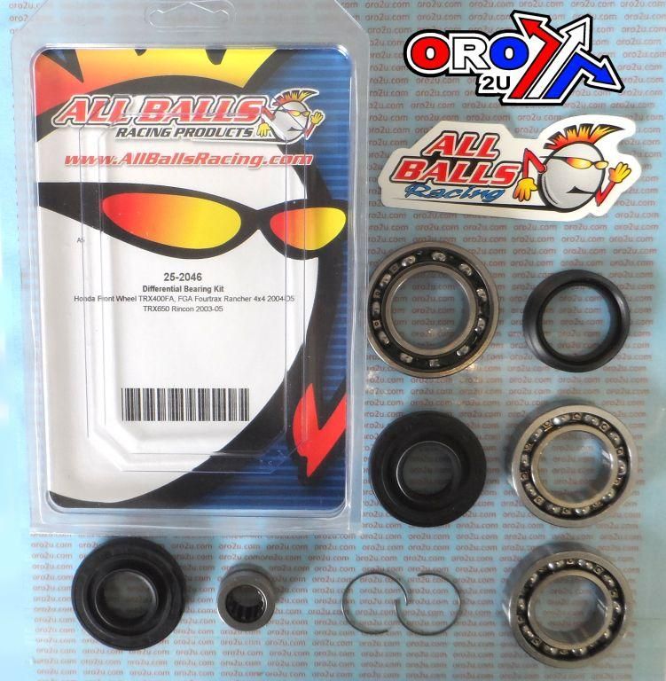 DIFFERENTIAL KIT FRONT HONDA, ALLBALLS 25-2046 - Image 2