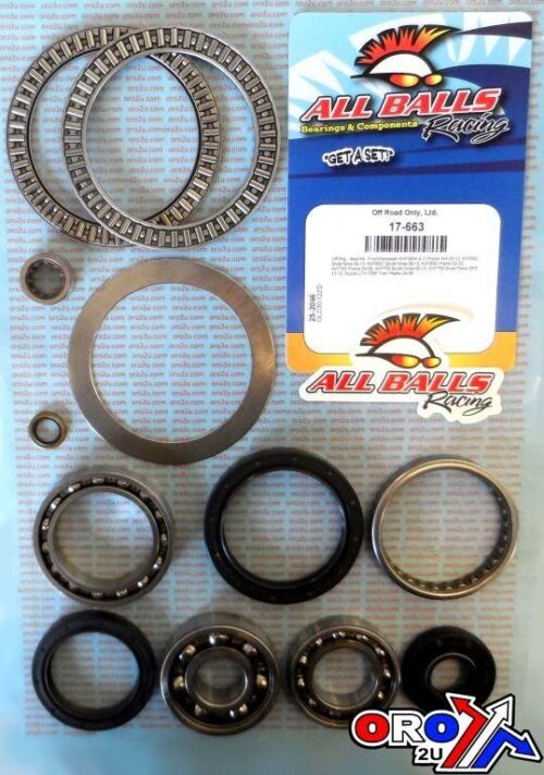 DIFFERENTIAL KIT FRONT KAW, ALLBALLS 25-2066