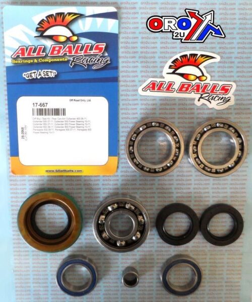 DIFFERENTIAL KIT REAR Can-Am, ALLBALLS 25-2068