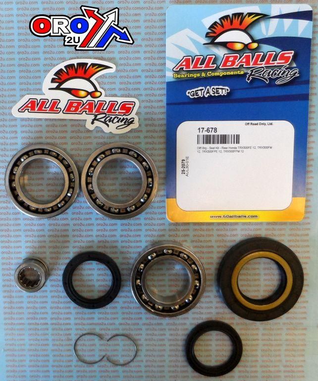 DIFFERENTIAL KIT REAR HONDA, ALLBALLS 25-2079 - Image 2