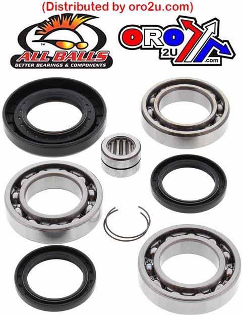 DIFFERENTIAL KIT REAR HONDA, ALLBALLS 25-2079