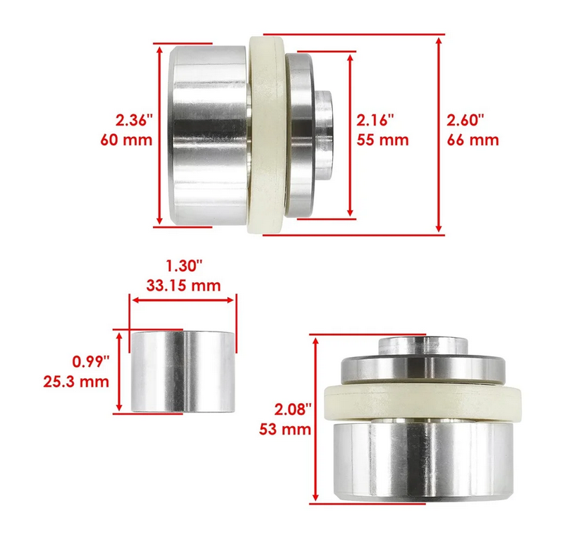 FRONT DIFFERENTIAL OUTPUT HUB 2008-2022 POLARIS RZR 800 900 570 RANGER 1000 300 570 500 3235169 - Image 3