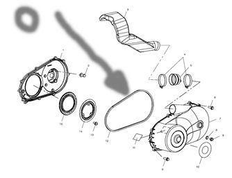 O-RING CLUTCH COVER ATV