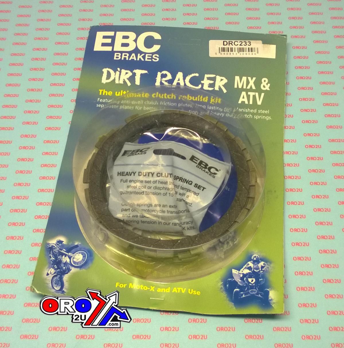 CLUTCH KIT EBC 87-05 KLF300, EBC DRC233 DIRT RACE PLATES HD