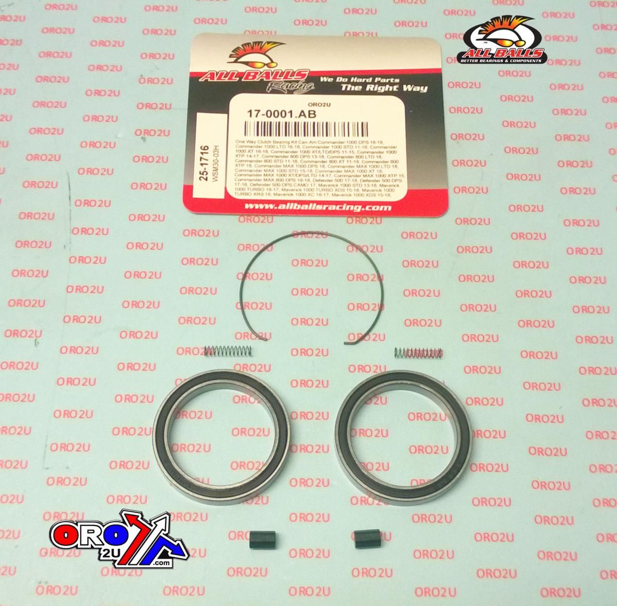 ONE WAY CLUTCH BEARING KIT CAN-AM, ALLBALLS 25-1716 - Image 4