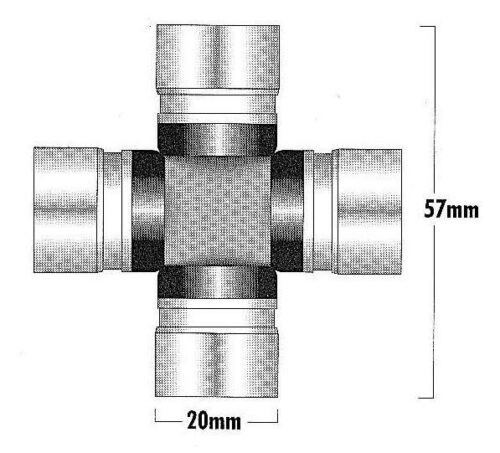 UNIVERSAL JOINT SPIDER ATV, BRONCO AT-08500 2HR-46187-00
