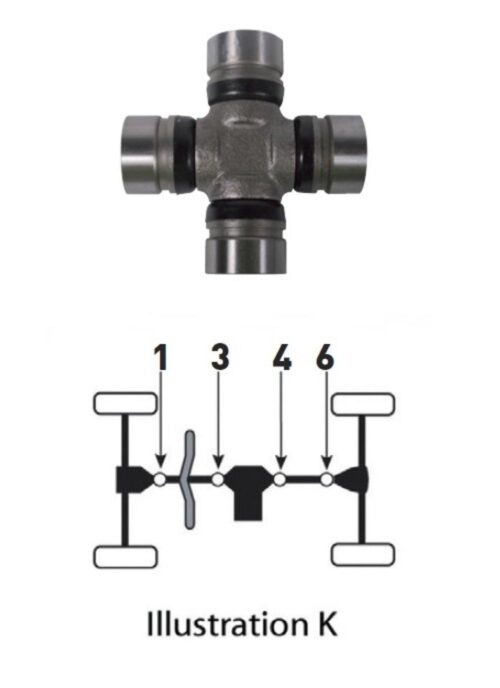 UNIVERSAL JOINT SUZUKI, BRONCO AT-08518