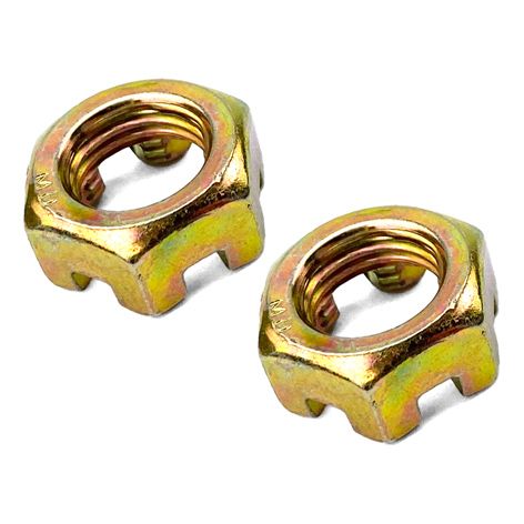 M12 Castle Nuts Pack-2 Wheel Axle Hub Slotted Nut - Image 4
