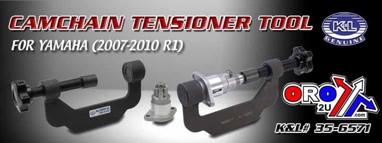 CAM CHAIN TENSIONER TOOL, K&L 35-6571 YAMAHA R1 07-10
