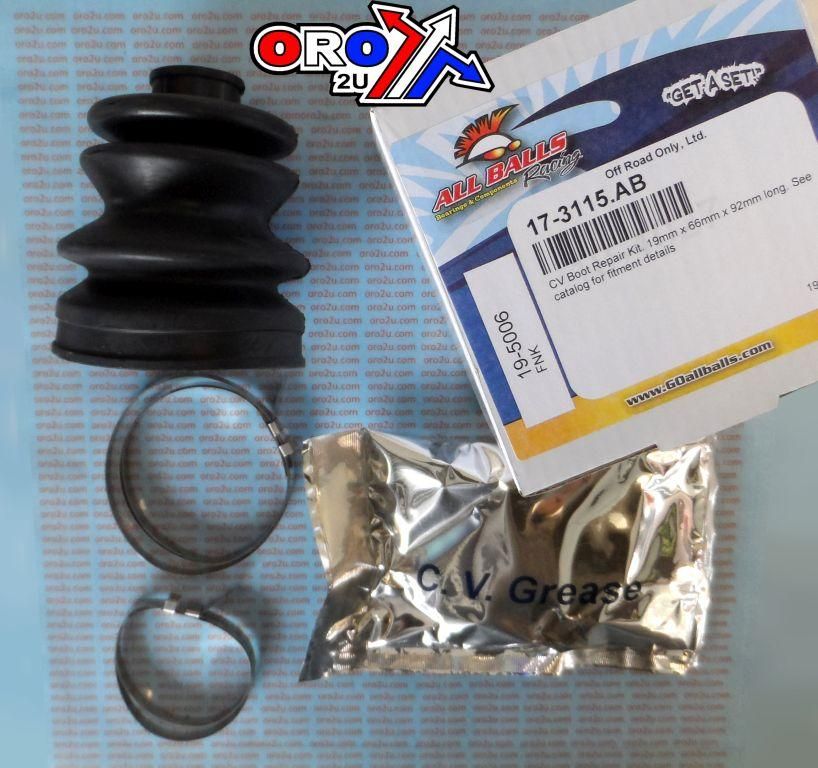 CV BOOT KIT ARCTIC CAT, ALLBALLS 19-5006