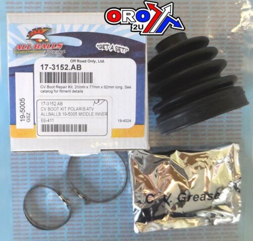CV BOOT KIT POLARIS ATV, ALLBALLS 19-5005 MIDDLE INNER