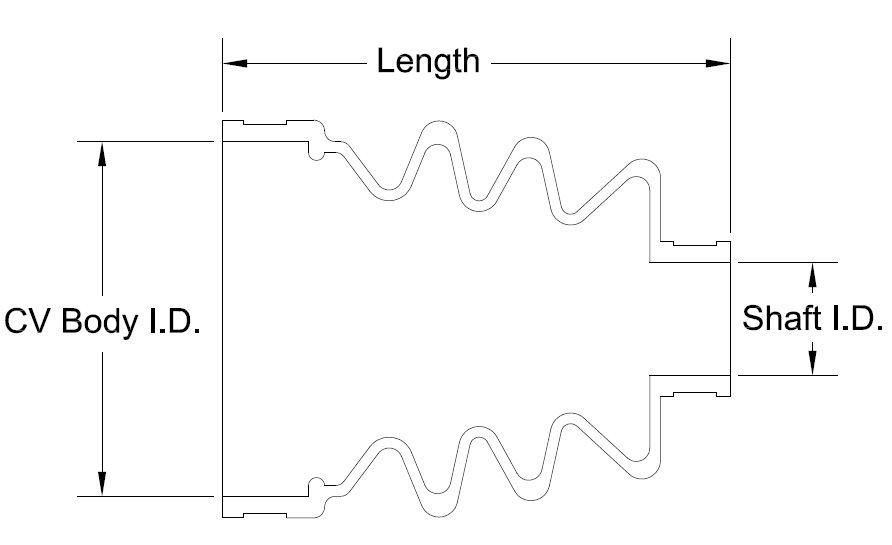CV BOOT KIT HONDA TRX420 500, ALLBALLS 19-5007 SIZE 16x56x70 - Image 3