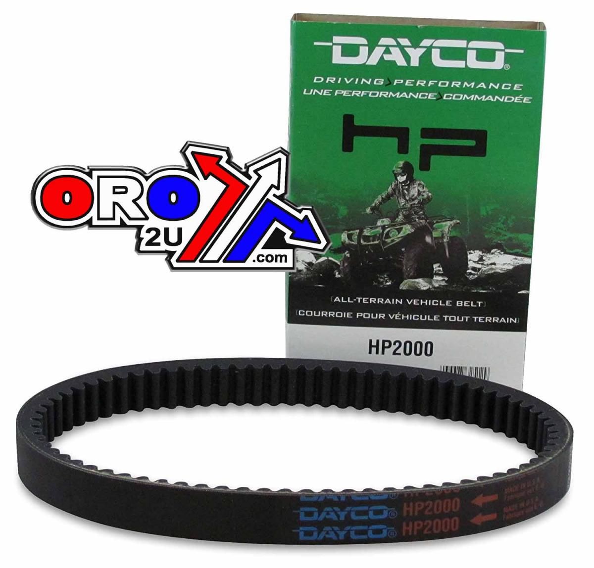 DRIVE BELT DAYCO HP2000 ARCTIC CAT, ARCTIC CAT AUTO 375/400