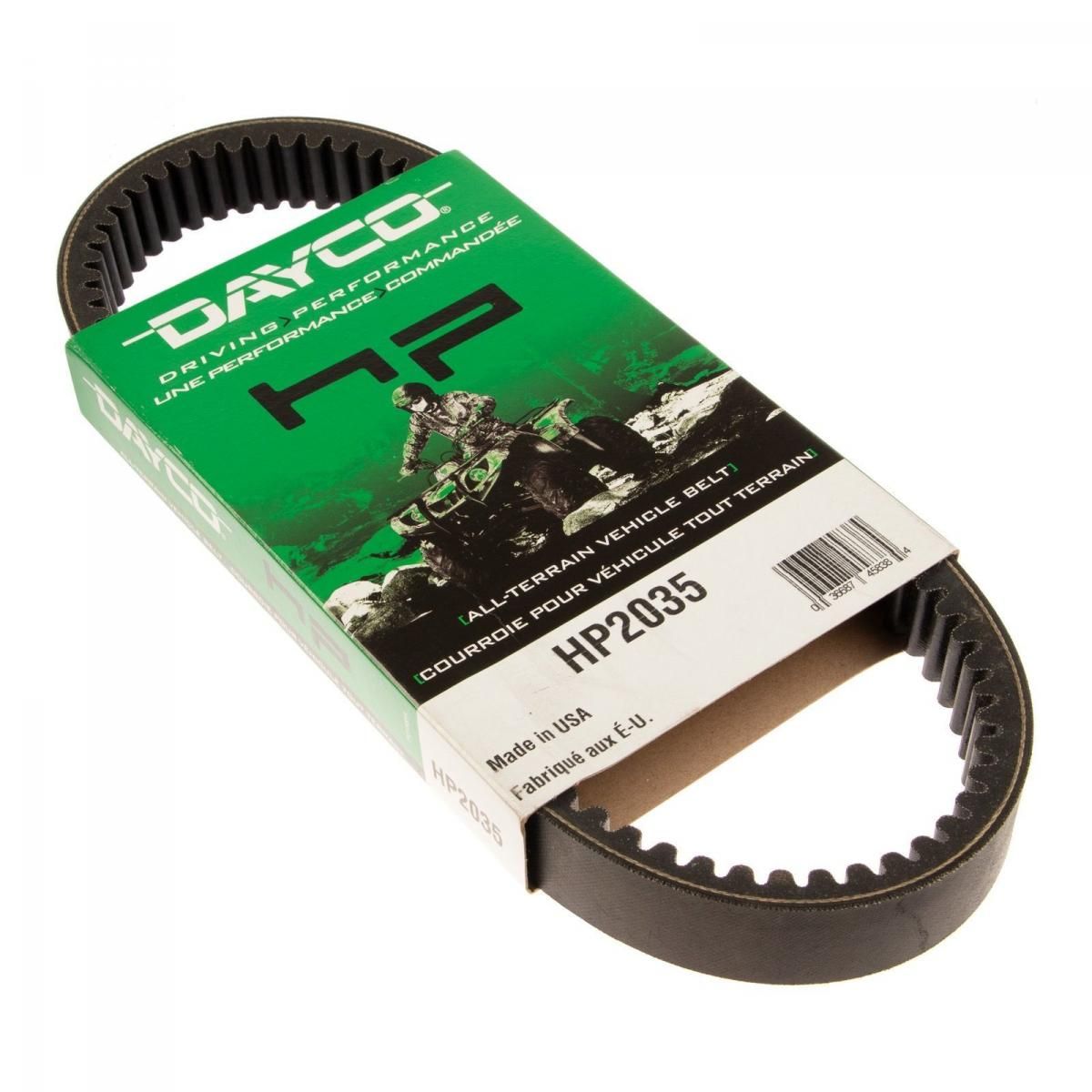 DRIVE BELT DAYCO HP2035 CAN-AM, JOHN DEERE, BOMBARDIER, OUTLANDER, QUEST, TRAIL - Image 3