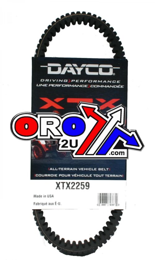 DRIVE BELT DAYCO XTX2259 ARCTIC CAT WILDCAT 1000
