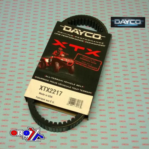 DRIVE BELT DAYCO XTX2217 KAWASAKI ARCTIC CAT, SUZUKI PRAIRIE BRUTE FORCE QUV 700 650