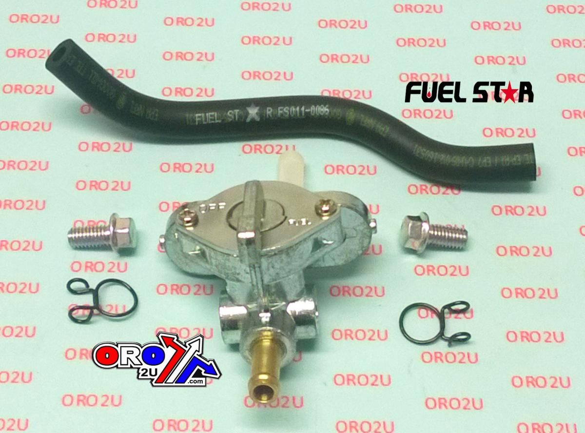FUEL VALVE KIT LT-A 500 F Vinson 4WD 03-05, Fuel Star FS101-0033 SUZUKI ATV, TAPE / PETCOCK / CLIPS / PIPES / BOLTS