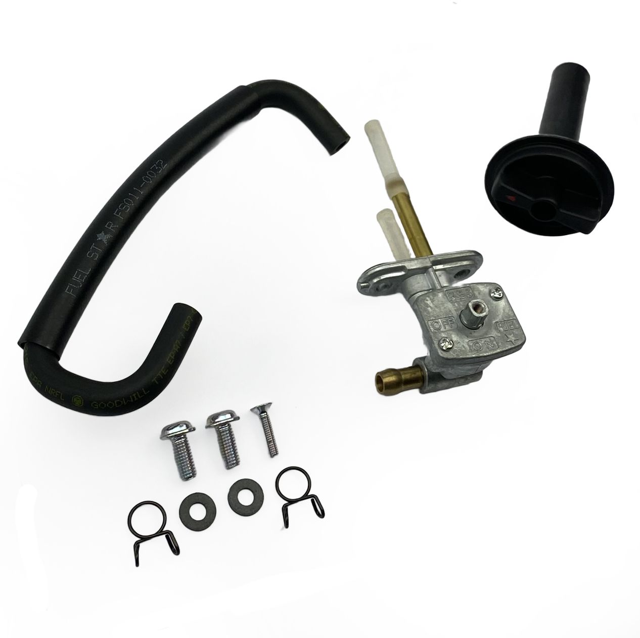 FUEL VALVE KIT YFM400/450 03-07, Fuel Star FS101-0051 YAMAHA ATV, TAPE / PETCOCK / CLIPS / PIPES / BOLTS - Image 4