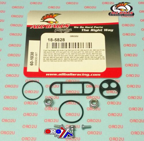 FUEL TAP REPAIR KIT ALLBALLS, ALLBALLS 60-1030 ARCTIC CAT 250-500 00-06
