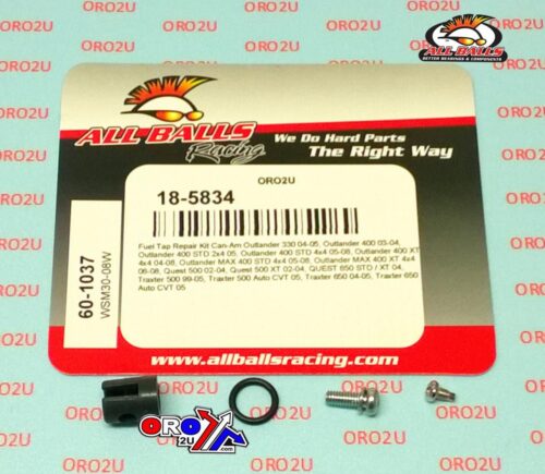 FUEL TAP REPAIR KIT ALLBALLS, ALLBALLS 60-1037 CAN-AM OUTLANDER/QUEST/TRAXTER 99-08