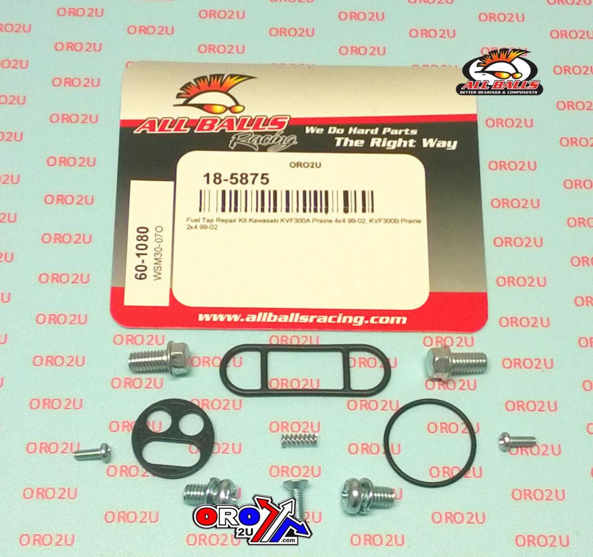FUEL TAP REPAIR KIT ALLBALLS, ALLBALLS 60-1080 KAW KVF300 99-02 - Image 2