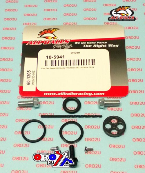 FUEL TAP REPAIR KIT ALLBALLS, ALLBALLS 60-1205 HONDA TRX400 08-14