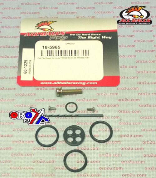 FUEL TAP REPAIR KIT ALLBALLS, ALLBALLS 60-1229 HONDA TRX300 07-09