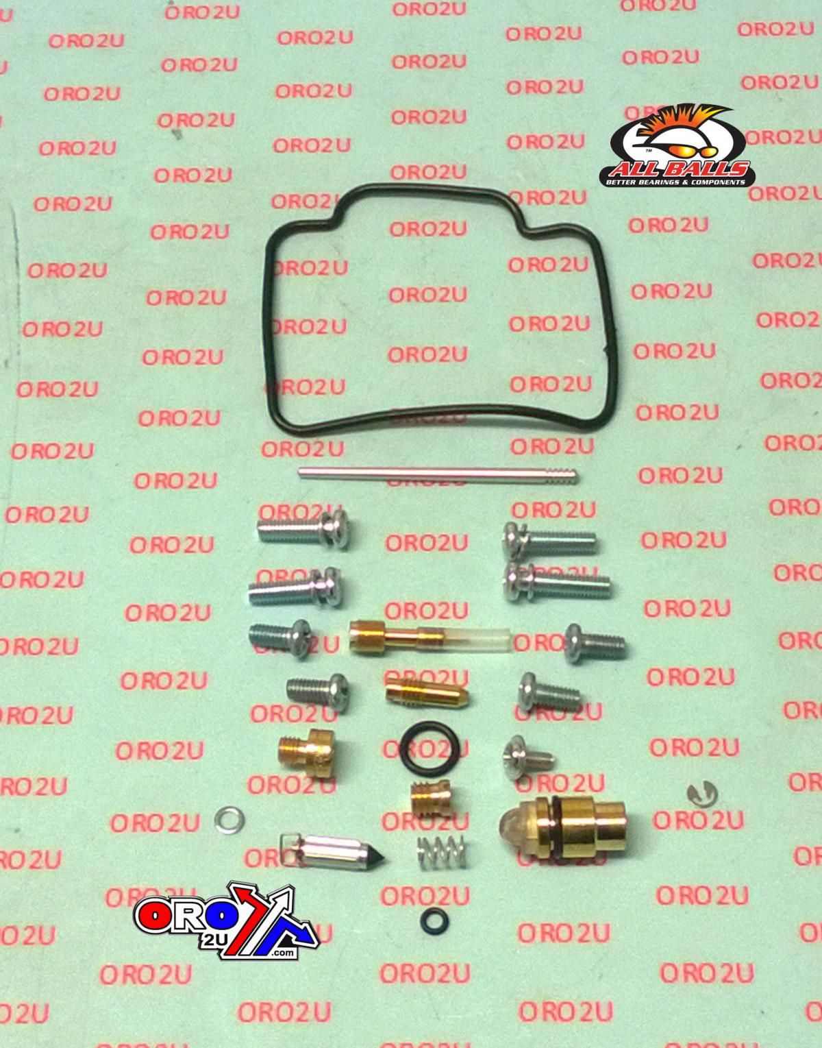 CARBURETOR REBUILD KIT 2000 ARCTIC CAT 500 4X4, ALLBALLS 26-10015 ATV - Image 2