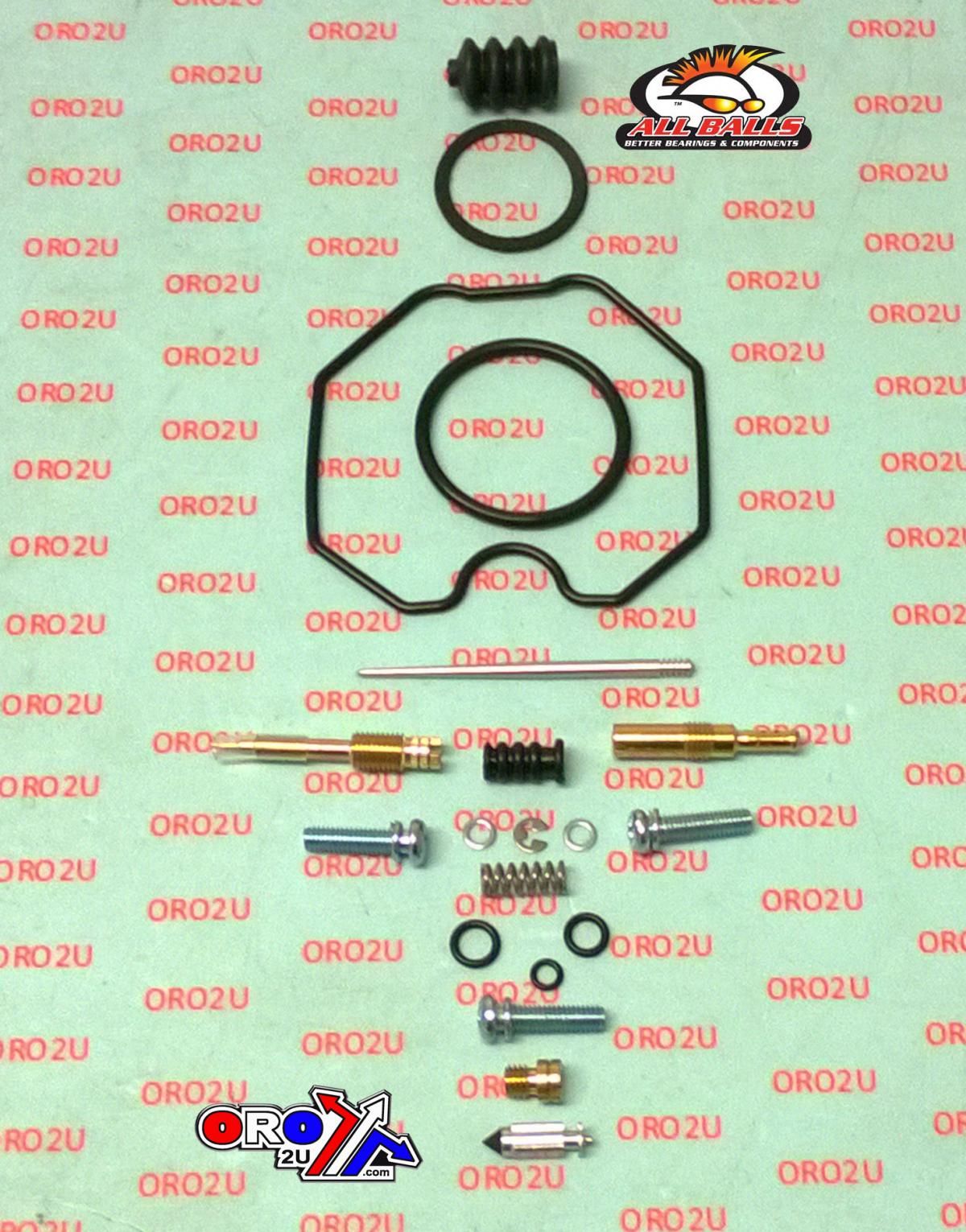 CARBURETOR REBUILD KIT 1983 HON ATC185, ALLBALLS 26-10093 ATV - Image 2