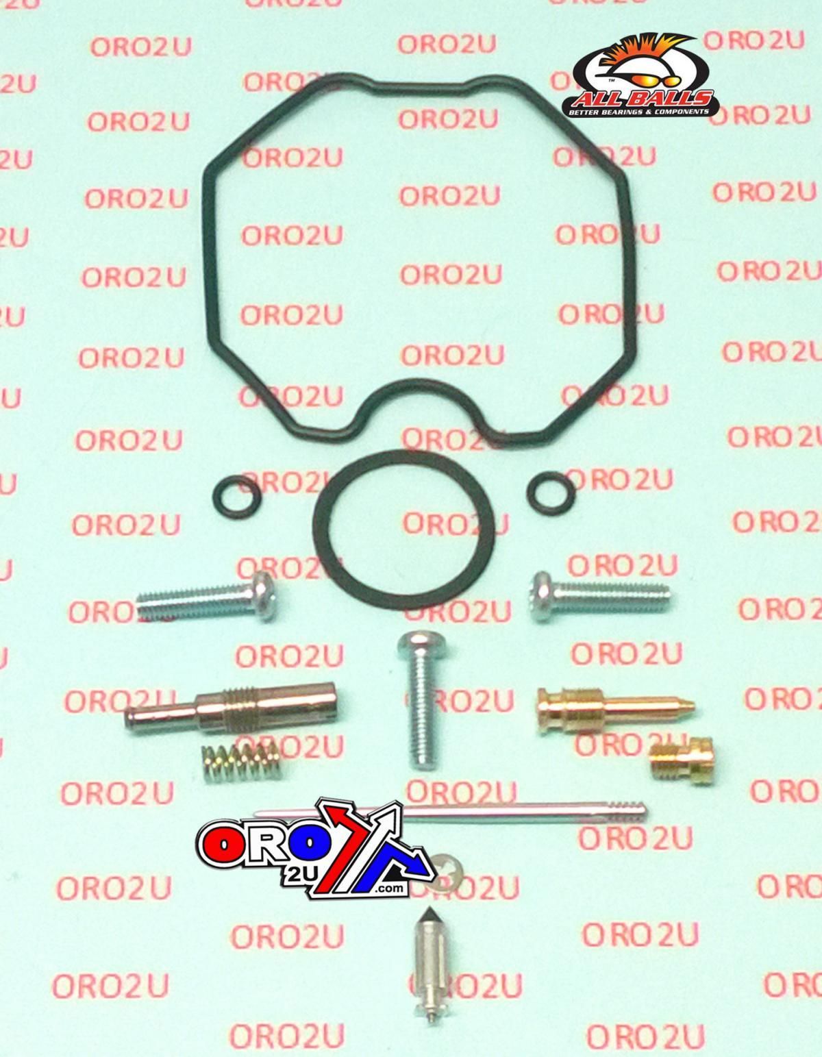CARBURETOR REBUILD KIT 94-97 HON TRX200, ALLBALLS 26-1599 ATV