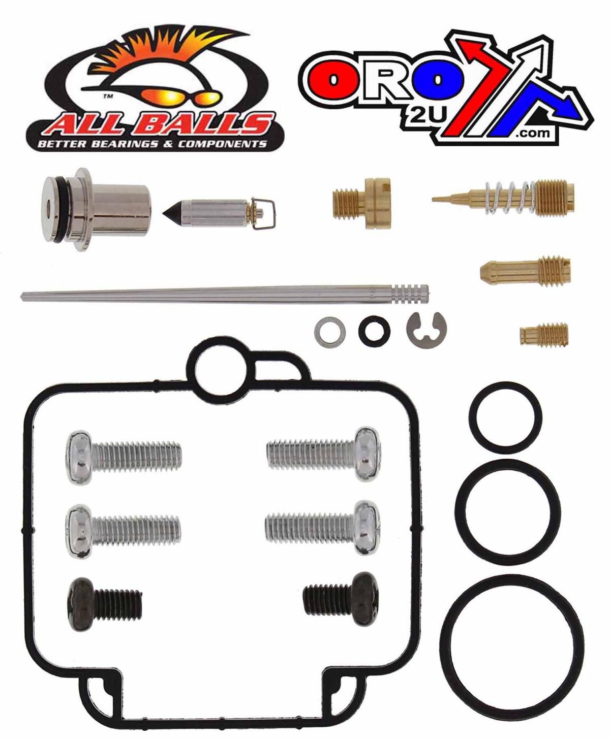 CARBURETOR REBUILD KIT 98-08 POLARIS SCRAMBLER 500, ALLBALLS 26-1020 ATV - Image 2