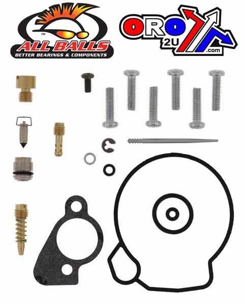 CARBURETOR REBUILD KIT 01-02 POLARIS 50 SCRAMBLER, ALLBALLS 26-1046 ATV
