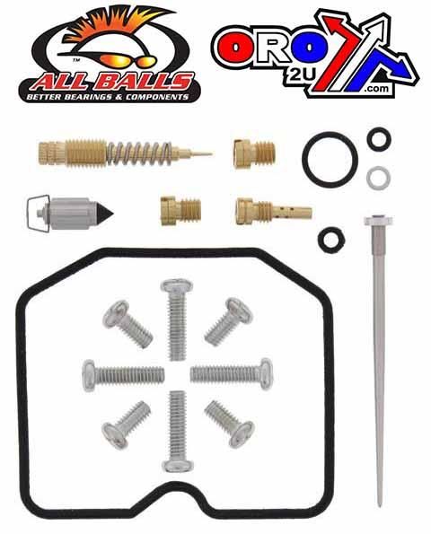 CARBURETOR REBUILD KIT 02-07 SUZ LT-A/LT-F400, ALLBALLS 26-1090 ATV