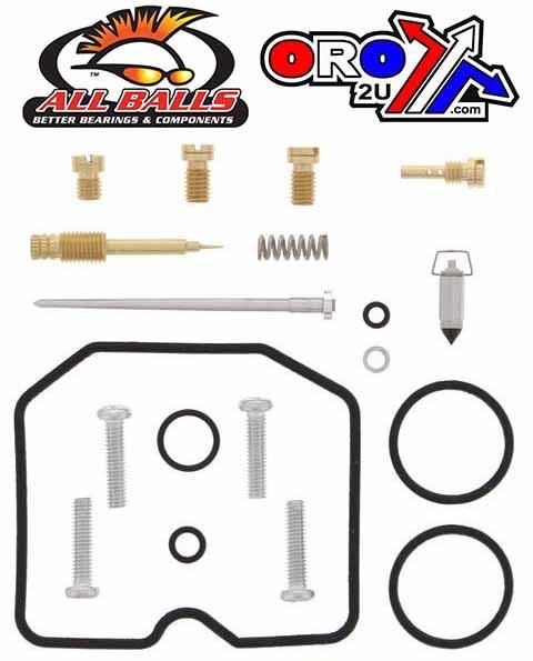 CARBURETOR REBUILD KIT 89-91 KAW KLF300, ALLBALLS 26-1229 ATV - Image 2