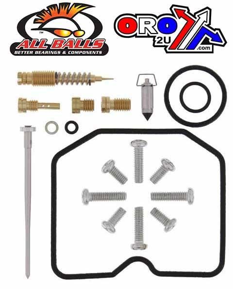 CARBURETOR REBUILD KIT 96-05 KAW KLF300, ALLBALLS 26-1227 ATV - Image 3